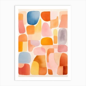 Abstract Watercolor Painting 3 Art Print