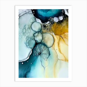 Ink Flow 2 Art Print