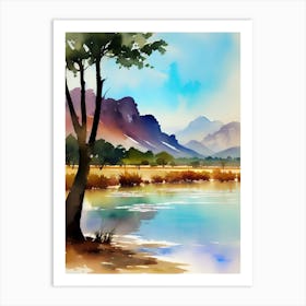 Landscape Painting 62 Art Print