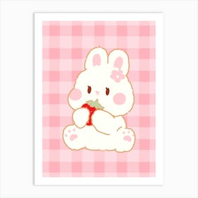 Kawaii Bunny Art Print
