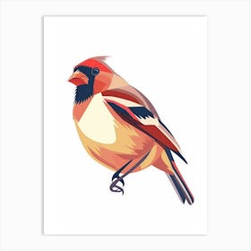 Cardinal Bird Art Print