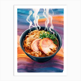 Ramen Illustration Art Print