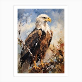 Bird Painting Bald Eagle 1 Art Print