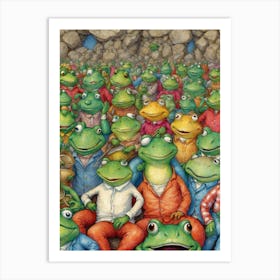 Frogs 1 Art Print