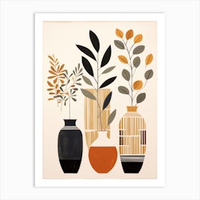 Three Vases 7 Art Print