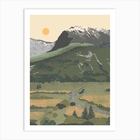 Ben Nevis Mountain Scotland Art Print