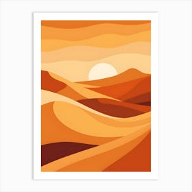 Desert Landscape 12 Art Print