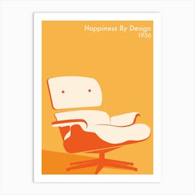 Happiness By Design Eames Chair Art Print