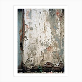 An Abstract Textured Wall As Old As Time And Fragmented By Years Of Wear And Tear Serving As The 2 1 Art Print