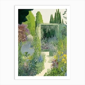 Garden Path 2 Art Print