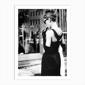 Audrey Hepburn Breakfast At Tiffany S Art Print