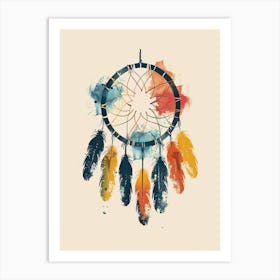 Boomerang Rhythm Mid Century Style Art Print