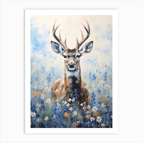 Deer In The Meadow Art Print