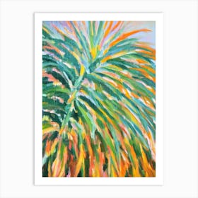 Sago Palm 3 Impressionist Painting Art Print