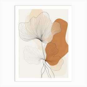 Ginkgo Leaves 15 Art Print