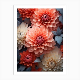 Paper Flowers 9 Art Print