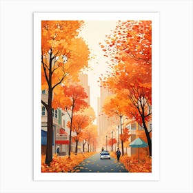 Beijing In Autumn Fall Travel Art 1 Art Print