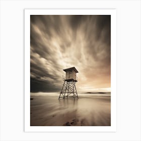 Lifeguard Tower 1 Art Print