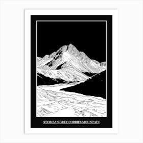 Stob Ban Grey Corries Mountain 3 Poster Art Print