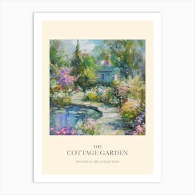 Cottage Garden Poster Enchanted Pond 2 Art Print