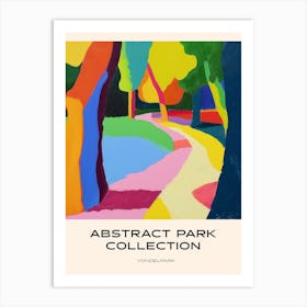 Abstract Park Collection Poster Vondelpark Amsterdam 1 Art Print