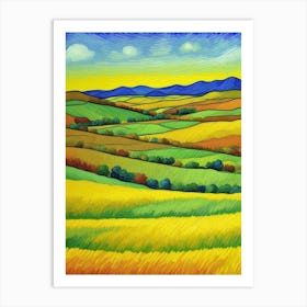 Field Of Wheat Art Print