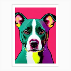 Rat Terrier Andy Warhol Style Dog Art Print
