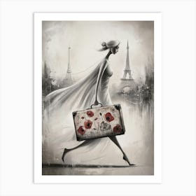 Eiffel Tower Canvas Print Art Print