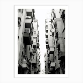 Malaga, Spain, Photography In Black And White 6 Art Print