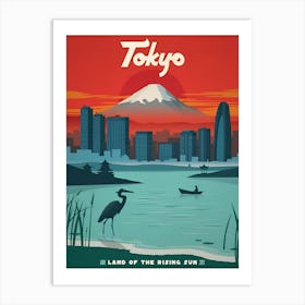 Tokyo Land Of The Rising Sun Art Print