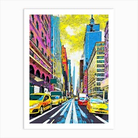 New York City Street 5 Art Print