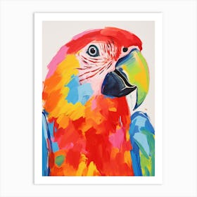 Colourful Bird Painting Parrot 3 Art Print