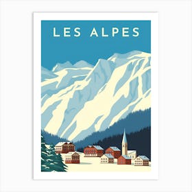 Alpine Village Art Print