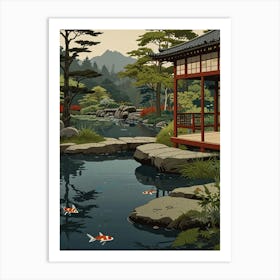 Japanese Garden 6 Art Print