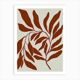 Octopus Leaf Art Print