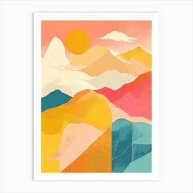 Abstract Landscape Painting 16 Art Print