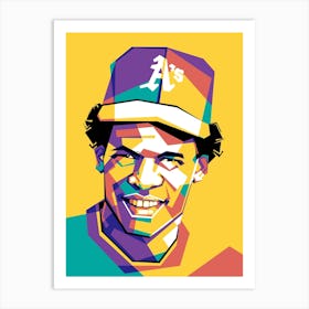 Ricky Henderson Wpap Art Print