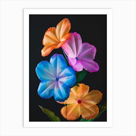 Bright Inflatable Flowers Phlox 1 Art Print