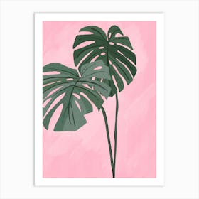 Monstera Plant 3 Art Print