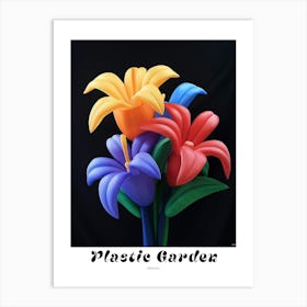 Bright Inflatable Flowers Poster Veronica Art Print