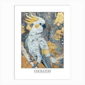 Cockatoo Precisionist Illustration 2 Poster Art Print