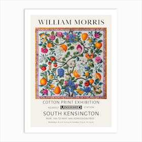 William Morris Fruit Tree Textile Art Print