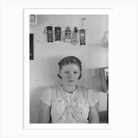 Untitled Photo, Possibly Related To Lois Stagg Who With Her Husband Rents And Runs The Cafe, Both She And Her Husba Art Print