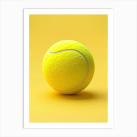 Soft Thunder Tennis Ball Poster