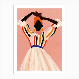 Posing Amita Art Print