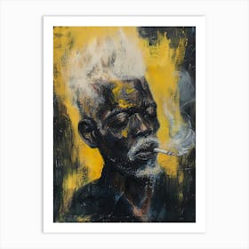 Man Smoking A Cigarette 5 Art Print