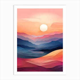 Abstract Landscape 9 Art Print