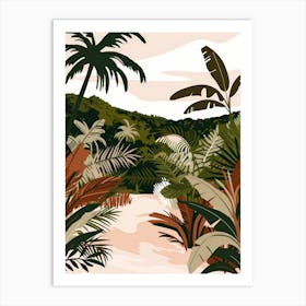 Tropical Landscape 4 Art Print