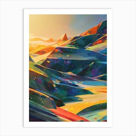 Abstract Landscape Painting 8 Art Print