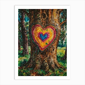 Heart Of The Forest 8 Art Print